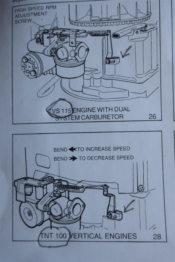 Tecumseh vantage 35, very high rpm The Old Lawnmower Club
